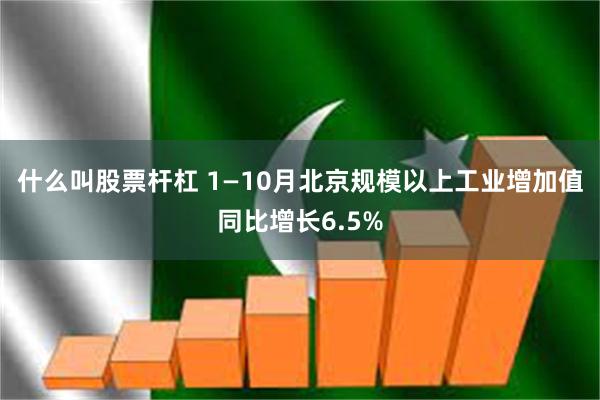 什么叫股票杆杠 1—10月北京规模以上工业增加值同比增长6.5%