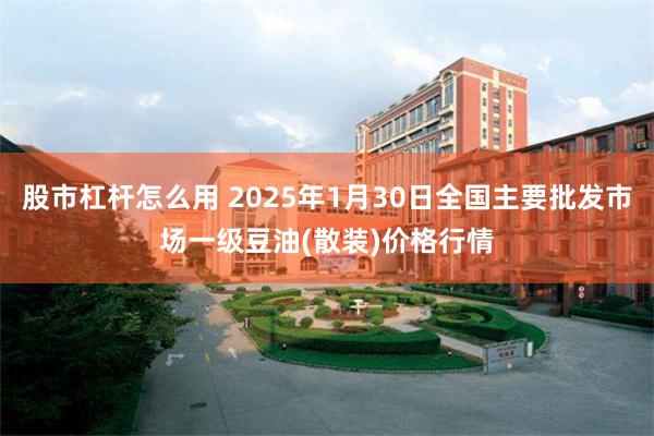 股市杠杆怎么用 2025年1月30日全国主要批发市场一级豆油(散装)价格行情