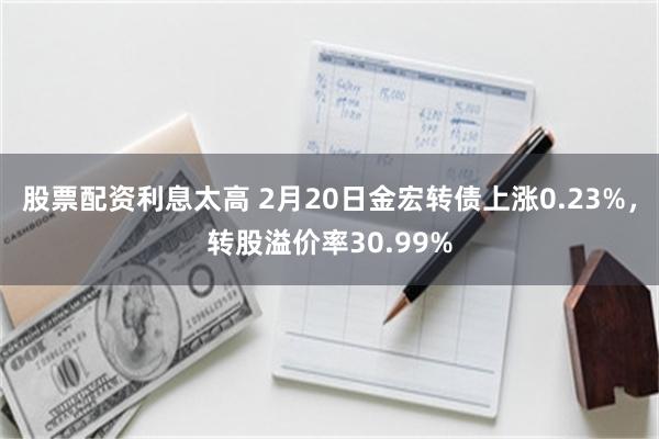 股票配资利息太高 2月20日金宏转债上涨0.23%，转股溢价率30.99%